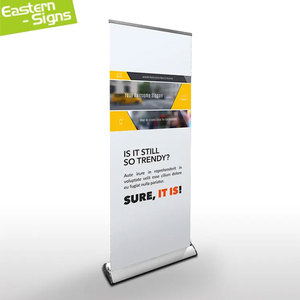 Display espositivo vendita a buon mercato personalizzato a singolo lato stendardo Roll up in alluminio Kakemono retrattile stendardo - Product Image 1