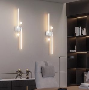 Semplice e moderna lampada da parete a LED italiano soggiorno TV sfondo camera da letto comodino decorazione interna illuminazione della parete illuminazione della parete - Product Image 6