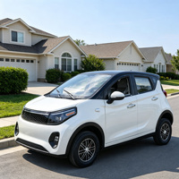 Nouvelle voiture électrique à 4 roues pour le transport des personnes âgées, 5 portes, 4 places, 200 km d'autonomie, sans permis de conduire requis