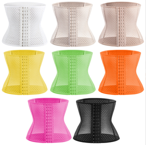 8 colores más nuevos 6XL cinturón de vientre de talla grande hueco transpirable apretado Abdominal deportes Cinturón fino reducción posparto femenina - Product Image 1