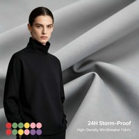 Tela Deportiva Resistente al Viento, 77% Nailon, 23% Elastano, Resistente a Desgarros, Color Personalizado, Venta Caliente
