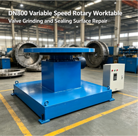 Table de travail rotative à vitesse variable DN800 pour le rectage des vannes