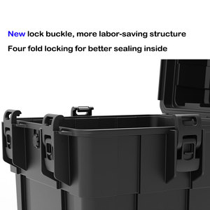 New Design Plastic <strong>Case</strong> for 12" Vinyl <strong>Record</strong> Carrying <strong>Case</strong> Waterproof Instrument Equipment Safety Protection Box for Red Wine - Product Image 3