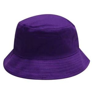 <strong>Cheap</strong> Plain Cotton Purple Reversible Plain Cotton Portable Sunscreen Sun <strong>Hat</strong> <strong>Bucket</strong> <strong>Hats</strong> - Product Image 3