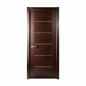 Puertas Corredizas Interiores Modernas Antirrobo para Dormitorios de Hotel, Fabricadas en Madera MDF Compuesta - Product Image 5