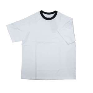 T-shirt homme 350 g/m², 100 % coton, tricoté, coupe ample, effet délavé, impression en relief, col rond. - Product Image 6