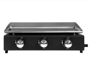 Plaque plate en acier inoxydable, grill à gaz, Grill à 3 brûleurs, grill à <span class=keywords><strong>Plancha</strong></span> - Product Image 6
