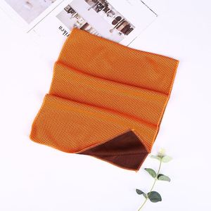 Solid Color Polyester Quick-Dry Cooling Hoodie Knitted Technique Sports Towel for Hot Weather Neck <b>Face</b> Wrap - Product Image 4