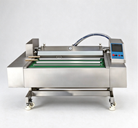 Machine de mise sous vide de type enrouleur pour sachets de snacks laminés en aluminium, prolongeant la durée de conservation