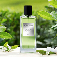 MULAN Parfum pour femme, marque privée, 100 ml, Jade Dragon EDT, parfum naturel longue durée, riche, boisé et fumé, au thé vert