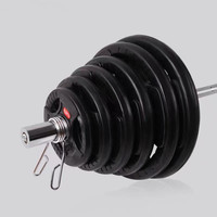 Lisglosports Fabricant de matériel de musculation, plaques de poids en fonte de 10 kg et 20 kg, plaques de poids en caoutchouc à trois trous pour haltères, en vente
