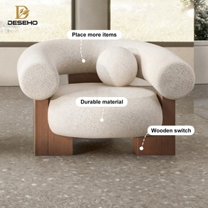 Modern Kadife Kaplama Ahşap Çerçeveli Oturma Odası Koltuğu, Özelleştirilebilir Renkler ve Döner Tasarım ile Otel ve Ev Kullanımı İçin - Product Image 5