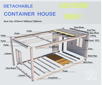 Conteneur de rangement extérieur pliable, maisonnette en kit pour usage hôtelier, légère, mobile et respirante