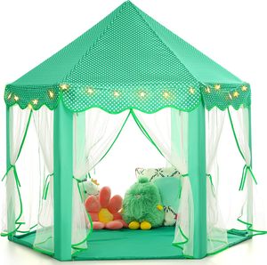 Portable Kids Toy Tent Princess Pink Girl Castle Play House Children Small House Folding <strong>Playtent</strong> Children's Tent Indoor - Product Image 1
