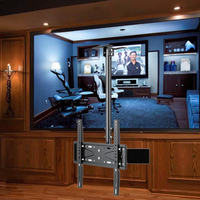 Soporte de Pared para TV VESA de Acero Laminado en Frío 200X200 25" Inclinable 25 400X400, Soporte de Techo LCD, Soporte LED, Soporte para Plasma