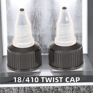 Tapa de Disco de Plástico 18/410 con Boca Puntiaguda y Tapa Giratoria Plana, Tapa de Plástico Duradera para Envases de Bebidas - Product Image 2