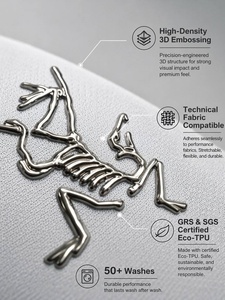 High-Frequency 3D Precision Eco-Friendly Iron on Patches Premium Tpu Logo Dtf Heat Transfer for Clothing t Shirt Jacket - Product Image 4
