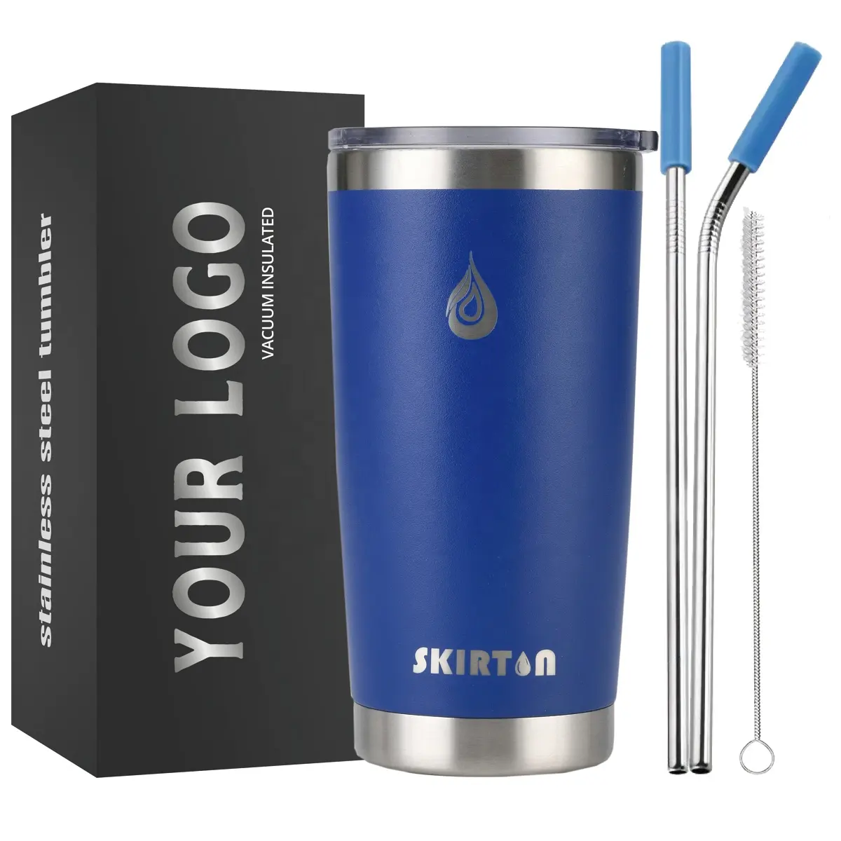 wholesale double wall stainless steel 20oz yeticool tumblers cups with magnetic slide lid powder coated coffee tumbler 20 oz