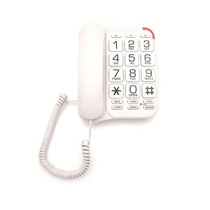 Teléfono de botón grande con altavoz bidireccional y 3 teclas de memoria de un toque y teléfono con cable <span class=keywords><strong>para</strong></span> <span class=keywords><strong>personas</strong></span> <span class=keywords><strong>mayores</strong></span> <span class=keywords><strong>para</strong></span> uso doméstico - Product Image 1