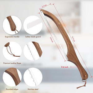 Cuchillo de Madera Dentado Personalizado para Cortar Pan, Cuchillo de Arco para Bagels Caseros, Herramienta de Cocina para Masa Madre - Product Image 6
