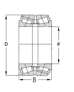 ลูกปืนเม็ดกลมแบบเรียวเรเดียลสำหรับรถยนต์39x68X37มม. <span class=keywords><strong>3939</strong></span>/jrm 3968 XD 15045 - Product Image 5