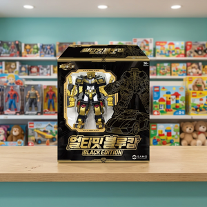 Figurine de collection robot en métal Cardbot Ultimate Blue Cop Black Edition, jouet pour les 14 ans et plus, origine Corée du Sud - Product Image 3