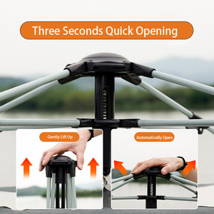 เต็นท์อัตโนมัติสำหรับ 3-4 คน ลดราคาพิเศษ กางเร็ว พับเก็บง่าย สำหรับตั้งแคมป์ชายหาด กันฝน พกพาสะดวก เต็นท์แคมป์ปิ้งกลางแจ้ง - Product Image 4