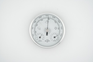 Station météo intérieure et extérieure, hygromètre mécanique, thermomètre, baromètre anéroïde - Product Image 1