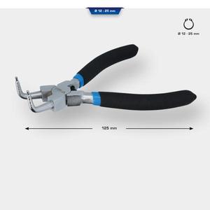 BRILLIANT TOOLS - BT067006 Pince à circlips pour anneaux de rétention externes, coudée, 125mm-Pince et coupe EAN 4042146861165 - Product Image 2