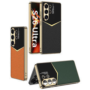 เคสโทรศัพท์หนังนิ่มกันกระแทก GKK สีพื้น ป้องกัน 360 องศา สำหรับ S26 S25 S24 S23 Ultra ขายดี - Product Image 1