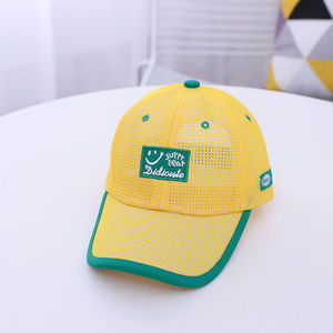 Casquette pour enfants, visière de soleil en maille pour garçon, casquette de baseball respirante, logo personnalisé, été, sport, fruits, sport, hip-hop, casquette souple - Product Image 3