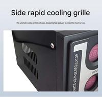 Regulador de Voltaje Automático de CA de 1500W, Estabilizador de 220V Monofásico con Pantalla Digital LED para Electrodomésticos