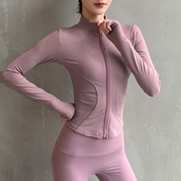 Haut de sport d'été pour femme, vêtement de fitness à fermeture éclair, séchage rapide, pour entraînement extérieur, course matinale, yoga, style célébrité internet