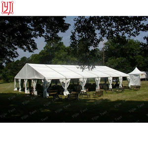 Carpa de Boda Blanca con Estructura de Aluminio y Drapeado para 500, 600, 800, 1000, 1500, 2000 Personas - Product Image 2