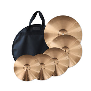 B8 Bronze Drum <span class=keywords><strong>Cymbales</strong></span> 14 16 18 20 Pouces Haute Qualité Débutant Pratique Crash Ride Cymbale Set - Product Image 1