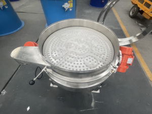 Machine de criblage vibratoire à décharge directe haute capacité pour l'élimination des impuretés de la farine de blé, avec double moteur - Product Image 5