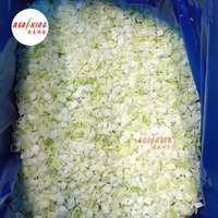 Repollo Cortado Congelado IQF, Certificado BRC, HACCP, GAP y Kosher, en Forma de Cubos, Grado A, Empaque a Granel de 10 kg, Cultivo al Aire Libre