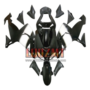 Cuerpo de inyección negro Oeste para <span class=keywords><strong>KAWASAKI</strong></span> NINJA <span class=keywords><strong>ZX</strong></span> <span class=keywords><strong>10</strong></span> <span class=keywords><strong>R</strong></span> 10R 1000 CC ZX10R 06 07 51LQ.12 ZX1000 2006 <span class=keywords><strong>2007</strong></span> Kit de carenado OEM - Product Image 1