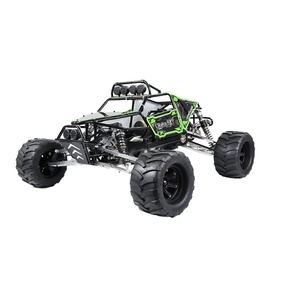 Mini camion de course RC 2,4 GHz 2WD, buggy haute vitesse, faible encombrement 45 cm³, voitures RC métalliques à l'échelle 1:5, modèle télécommandé avec LED pour enfants - Product Image 4