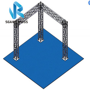 Cabina de exposición modular para interiores y exteriores, armazón de exposición de 3x3m, 10x10 pies, cabina de feria usada - Product Image 3