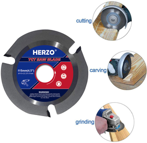 HERZO 125mm bricolage <span class=keywords><strong>lame</strong></span> de <span class=keywords><strong>scie</strong></span> à pointe de carbure 3 dents multi-outils <span class=keywords><strong>meuleuse</strong></span> <span class=keywords><strong>scie</strong></span> pour <span class=keywords><strong>meuleuse</strong></span> d'angle OEM presse à chaud personnalisable - Product Image 2