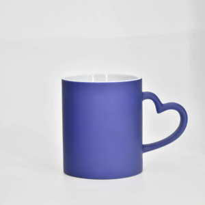 Taza de café de cerámica blanca de 11 oz con asa de corazón, personalizable por sublimación, colorida, al por mayor, desde almacén de EE. UU. - Product Image 5