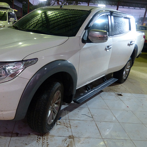 อะไหล่รถยนต์ 4x4 สำหรับรถกระบะ TRITON L200 รถบรรทุกอัตโนมัติ บันไดข้างพับเก็บได้ PS-MT268 ที่พักเท้าแบบยืดหดได้ อลูมิเนียม - Product Image 3