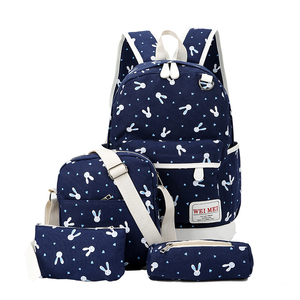 Zaino Economico di Alta Qualità alla Moda Impermeabile <span class=keywords><strong>per</strong></span> Ragazze Set di 4 Zaini <span class=keywords><strong>per</strong></span> Adolescenti - Product Image 3
