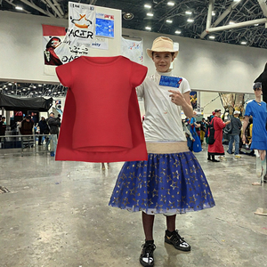 Conjunto <span class=keywords><strong>de</strong></span> camiseta <span class=keywords><strong>de</strong></span> cosplay, capa y falda tutú <span class=keywords><strong>de</strong></span> <span class=keywords><strong>DC</strong></span> Comics Justice League Echo para niñas - Product Image 2