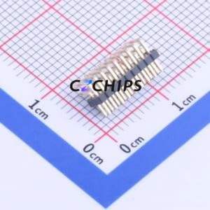 1310-1209G0R068CA01 Pin Header Bent Lead Through Hole,P=1.27mm Connector 2x9P 1.27mm 1.27mm Pin Header - Product Image 2