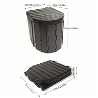 Bâtiment de jardin extérieur portatif de toilette de camping en plastique pliable pour les campeurs d'escalade