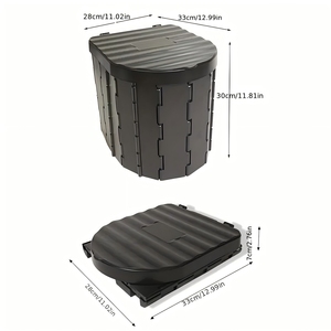 Inodoro de plástico plegable para acampar Edificio de jardín al aire libre portátil para campistas de escalada - Product Image 1