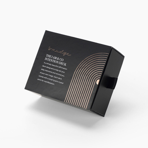 Caja de Regalo de Cartón Rígido con Tapa Deslizante y Logotipo Personalizado, Caja de Papel Pequeña con Cinta para Joyería - Product Image 2