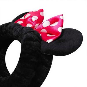 เธอ ที่คาดผมลายการ์ตูนลิขสิทธิ์แท้สำหรับเด็กผู้หญิง โบว์ผูกผม ขนาดเดียวใส่ได้ทุกคน ผ้าเนื้อนุ่ม ยืดหยุ่นได้ มินนี่ - Product Image 1